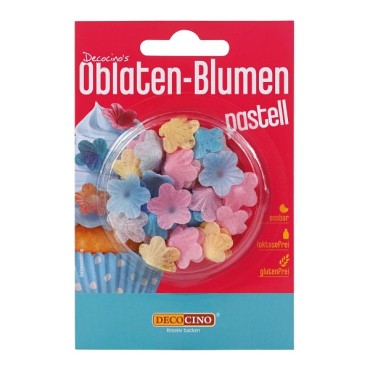 Gluten-free flowers made of wafers - edible paper flowers lactose-free