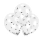 Amscan Spider Confetti Balloons, 6 pcs