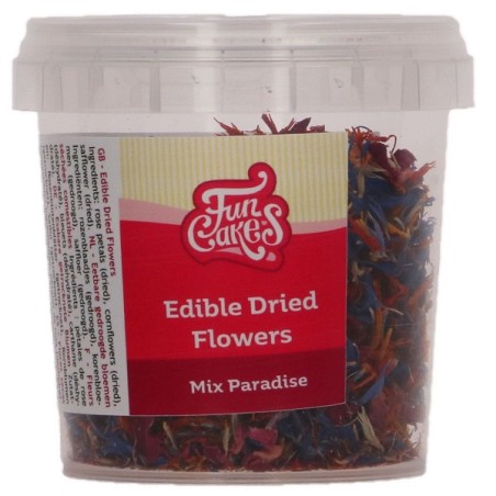 Fun Cakes Edible Dried Flowers Mix Paradise, 5g