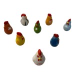 Porcelain Epiphany Figurine Chicken, 1 pcs