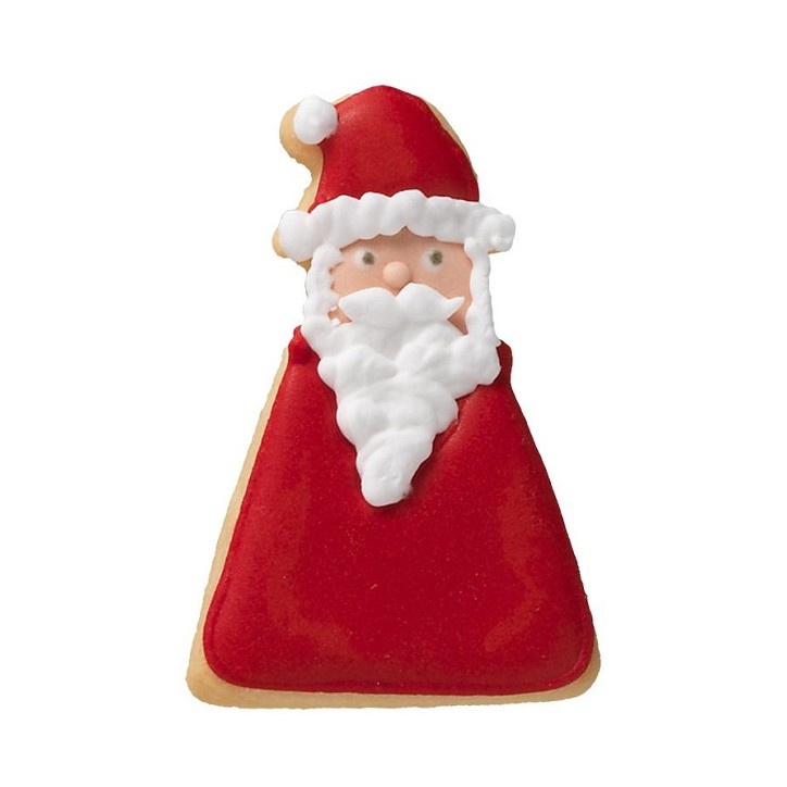 Birkmann Geometric Santa Cookie Cutter Stainless Steel Birkmann Geometric Santa Cookie Cutter Stainless Steel