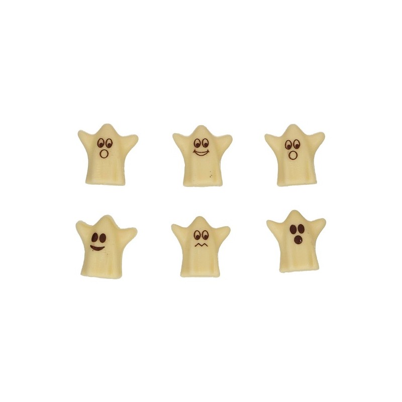 FunCakes 3D Geister Schokoladenfiguren, 6 Stück