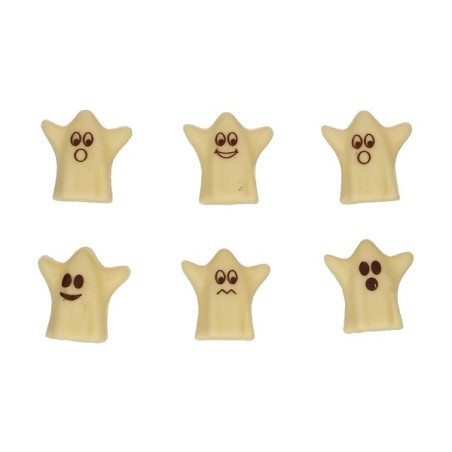 Halloween Ghost Decoration - 3D Chocolate Ghosts - Edible Ghost Halloween Decoration