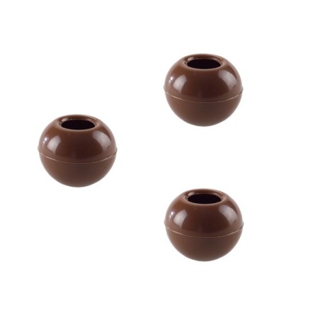 Schokoladen Hohlkörper Milch - Schokoladen Truffes - Pralinen Hohlkugeln Vollmilchschokolade