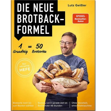 Brotbackformel 1 Grundteig - 50 Brotsorten Lutz Geissler Brotbackbuch