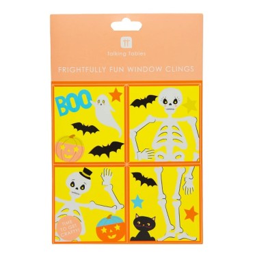 Halloween Dekoration - Fensteraufkleber Halloween Skelett