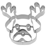 Birkmann Xmas-Pug Dog Cookie Cutter, 7x6.5cm