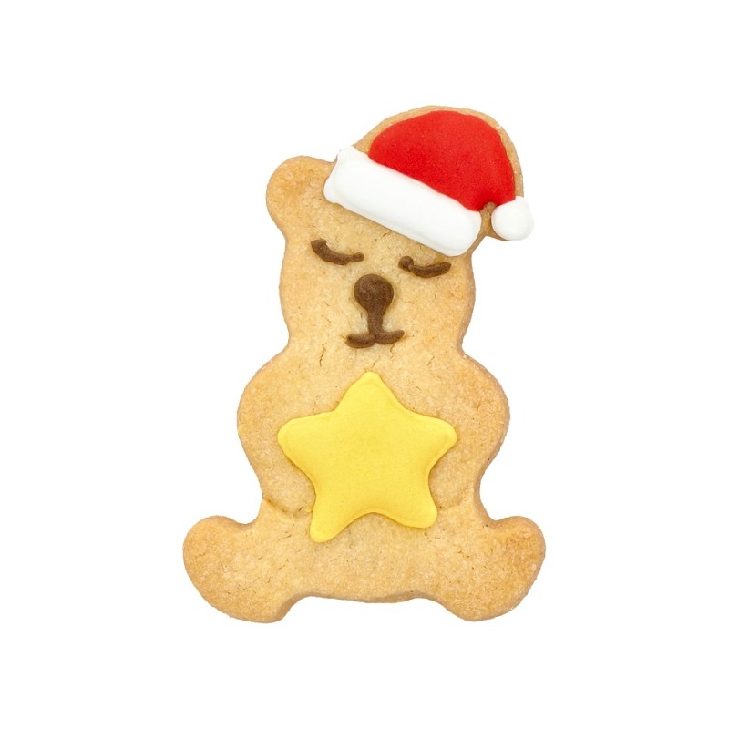 Birkmann Xmas-Teddy Bear Cookie Cutter, 7x4.8cm