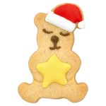 Birkmann Xmas-Teddy Bear Cookie Cutter, 7x4.8cm