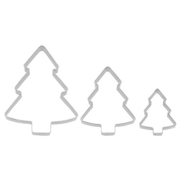 Tannenbaum Ausstecher Set - Weihnachtsbaum Ausstecher