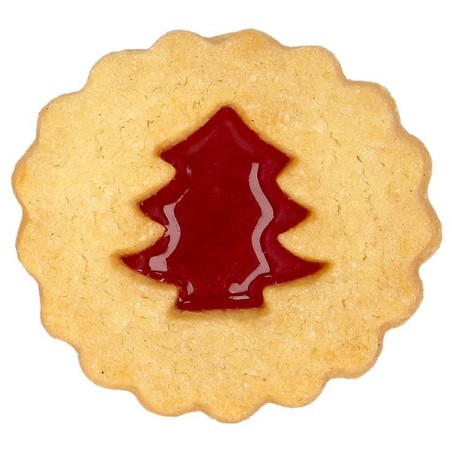 Christmas Tree Linzer Cookie Cutter - Sandwich Cookie Cutter