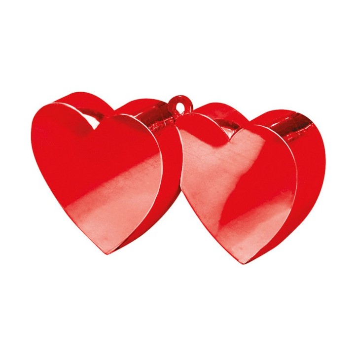 Amscan Red Double Heart Balloon Weight 170g – Balloon Accessory Amscan Red Double Heart Balloon Weight 170g – Balloon Accessory