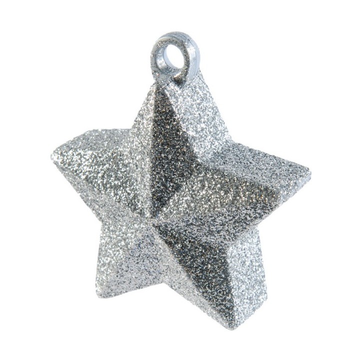 Amscan Silver Star Balloon Weight 170g – Balloon Accessory Amscan Silver Star Balloon Weight 170g – Balloon Accessory