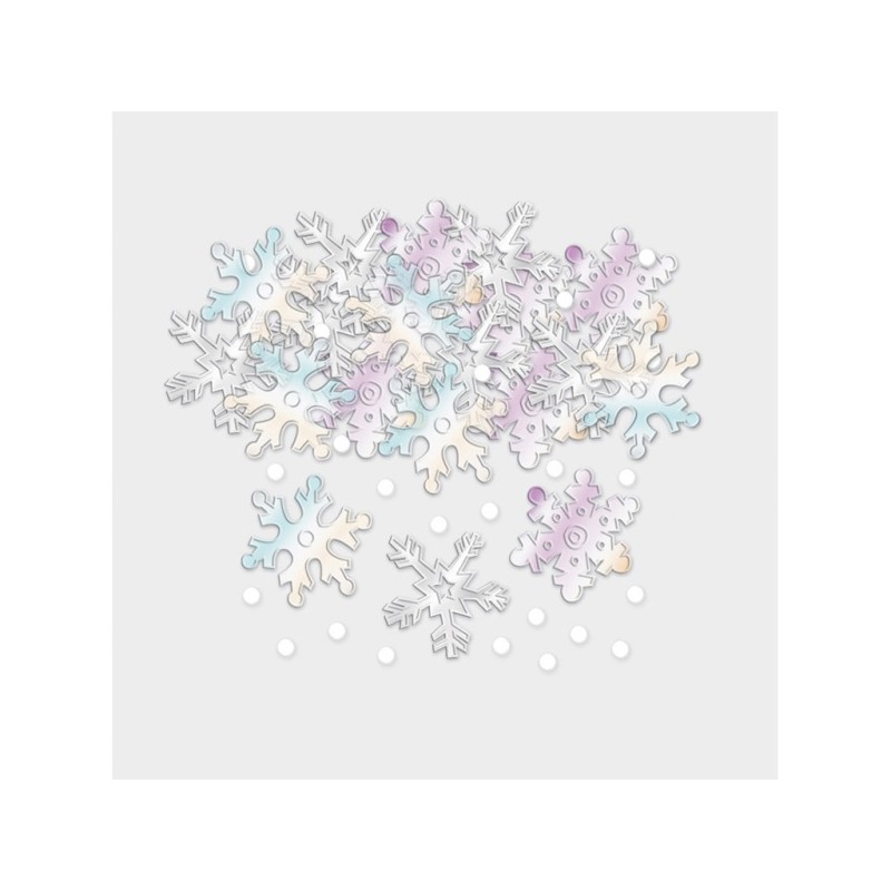 Amscan Table Party Confetti Snowflakes iridescent, 14g