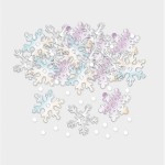Amscan Tisch-Konfetti Schneeflocken Irisierend, 14g
