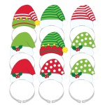 Amscan Christmas Elves Headband, 8 pcs