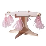 Ginger Ray Rosegold Cake and Drink stand with Tassels