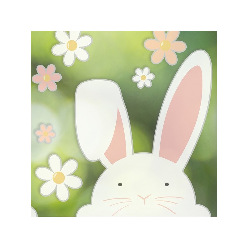 Ginger Ray Easter Peeking Bunnies Window Stickers