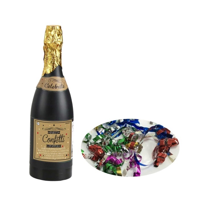 Amscan Champagne Bottle Confetti Cannon 33cm – Party Confetti