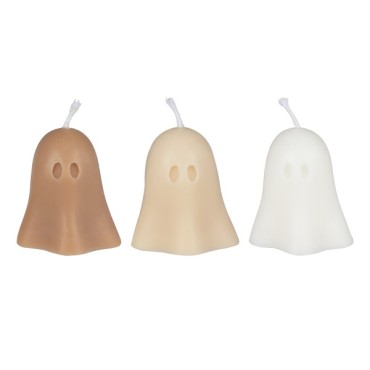 Halloween Home Decor Ghost Candles 3 pcs