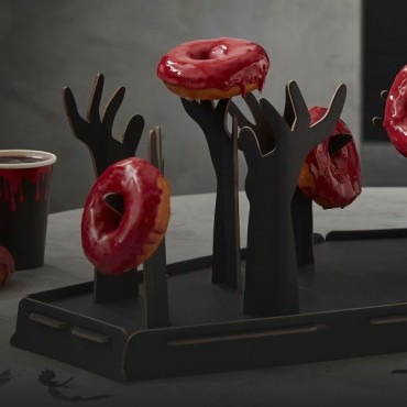 Tisch Highlight Halloween Show Stopper Sarg mit Zombiehänden