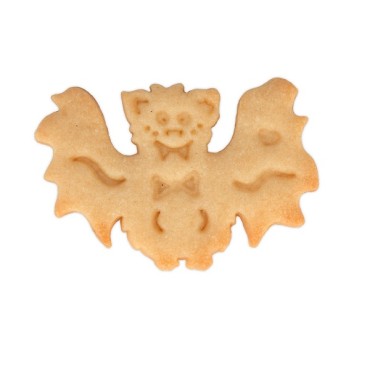 Halloween Bat Cookie Cutter with Embossing