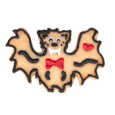 Halloween Bat Cookie Cutter with Embossing