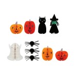 Meri Meri Halloween Honeycomb Decoration, 10 pcs