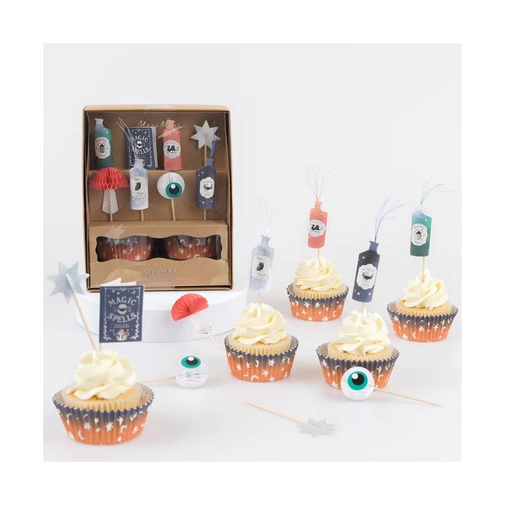 Meri Meri Making Magic Cupcake Kit 48 pcs – Wizard Cupcake Decor