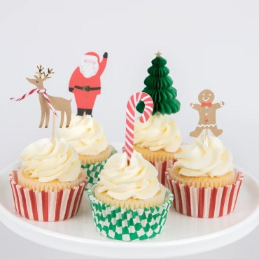 Weihnachts Backset für Muffins - Geschenkidee fürs Wichteln