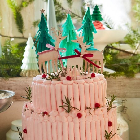 Woodland & Reindeer Cake Toppe