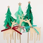 Meri Meri Reindeer Family Cake Topper, 6 pcs