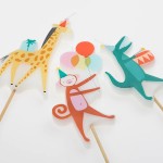 Meri Meri Animal Parade Figurenkerzen, 4 Stück