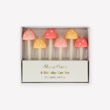 Toadstool Birthday Candles