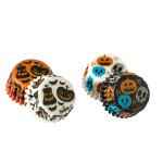 Decora Papier-Pralinenkapseln Halloween Skull, 200 Stück