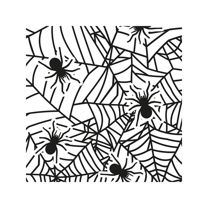 Decora 12.5x24cm Klarsichtbeutel Halloween Spinnen 20 Stück