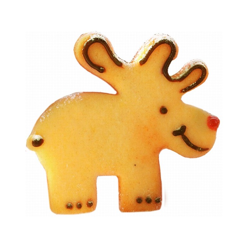 Birkmann Moose Shaped Metal Cookie Cutter 5.5x5cm