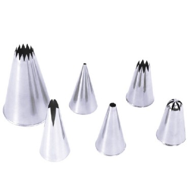 Vintage Cake Piping Tip Set 6 pcs - VTNZ001