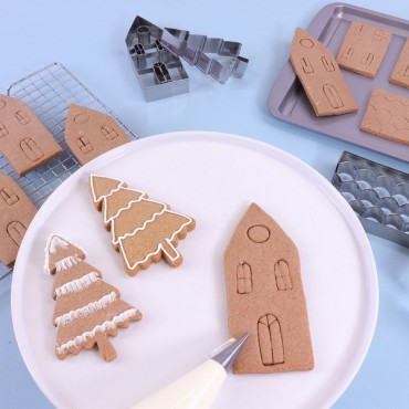 PME Nordic Gingerbread House Cookie Cutter Set