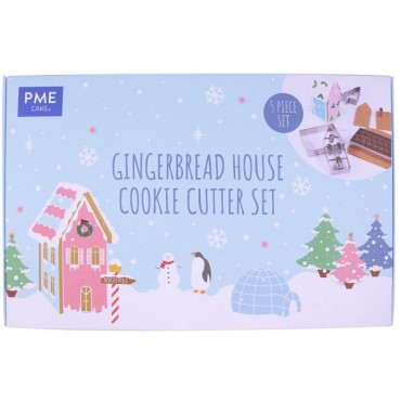 PME Nordic Gingerbread House Cookie Cutter Set