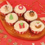 PME Essbarer Cupcakedekor Weihnachten, 6 Stück