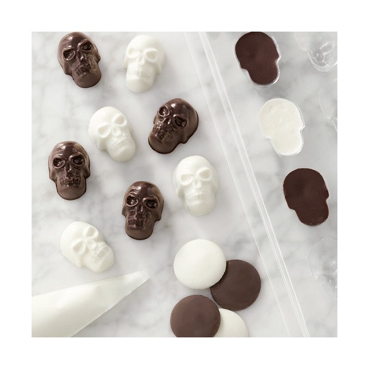Wilton Totenkopf Schokoladenform – Skull Candy Mold