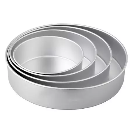 Wilton Backformen Set Rund 4 Stück – Performance Pans