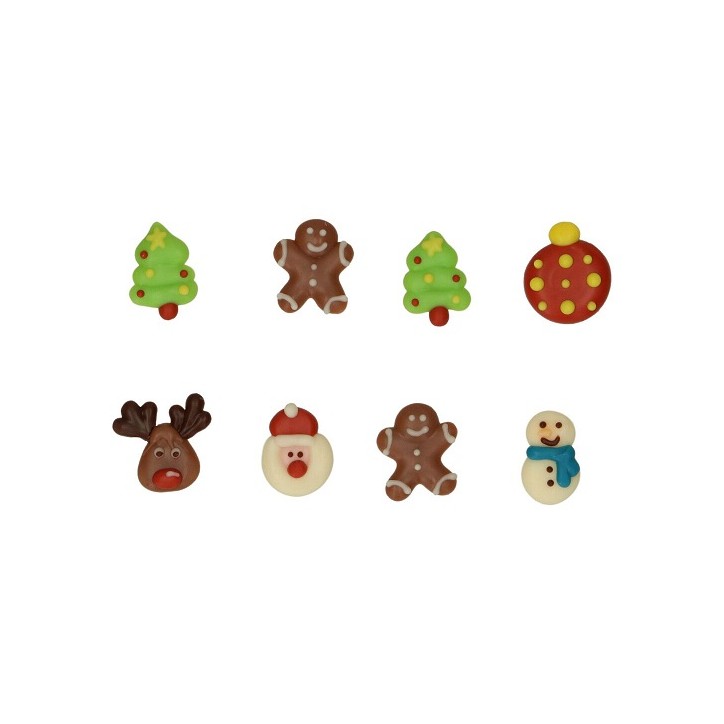 Chocolate Decor Xmas - Christmas Cake Decoration Chocolate Decor Xmas - Christmas Cake Decoration