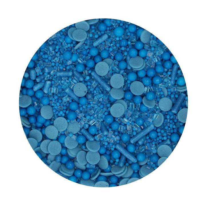FunCakes Blue Sprinkles Medley 70g – Cake Decoration