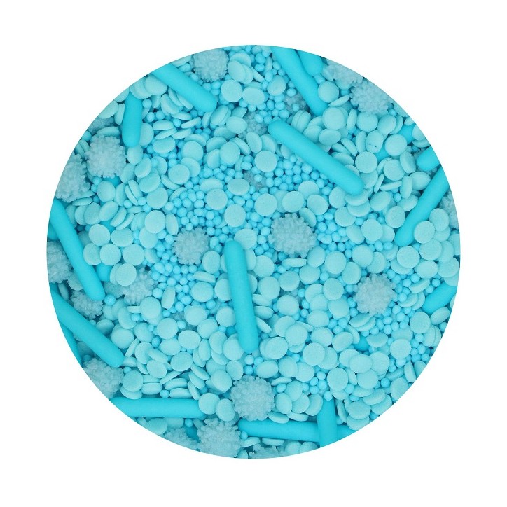 FunCakes Light Blue Sprinkles Medley 70g – Cake Decoration