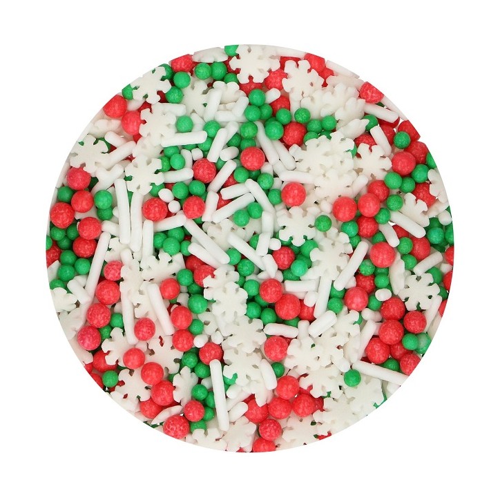 FunCakes Christmas Sprinkles Medley 60g – Holiday Decoration