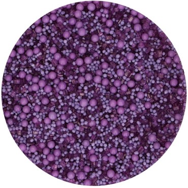 Violetter Streusel Mix - Kuchendekor Violett