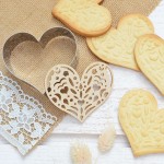 ScrapCooking Cookie Cutter and Embosser Heart 7.6x7cm