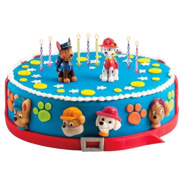 Paw Patrol Cake Topper Set Chase & Marshall